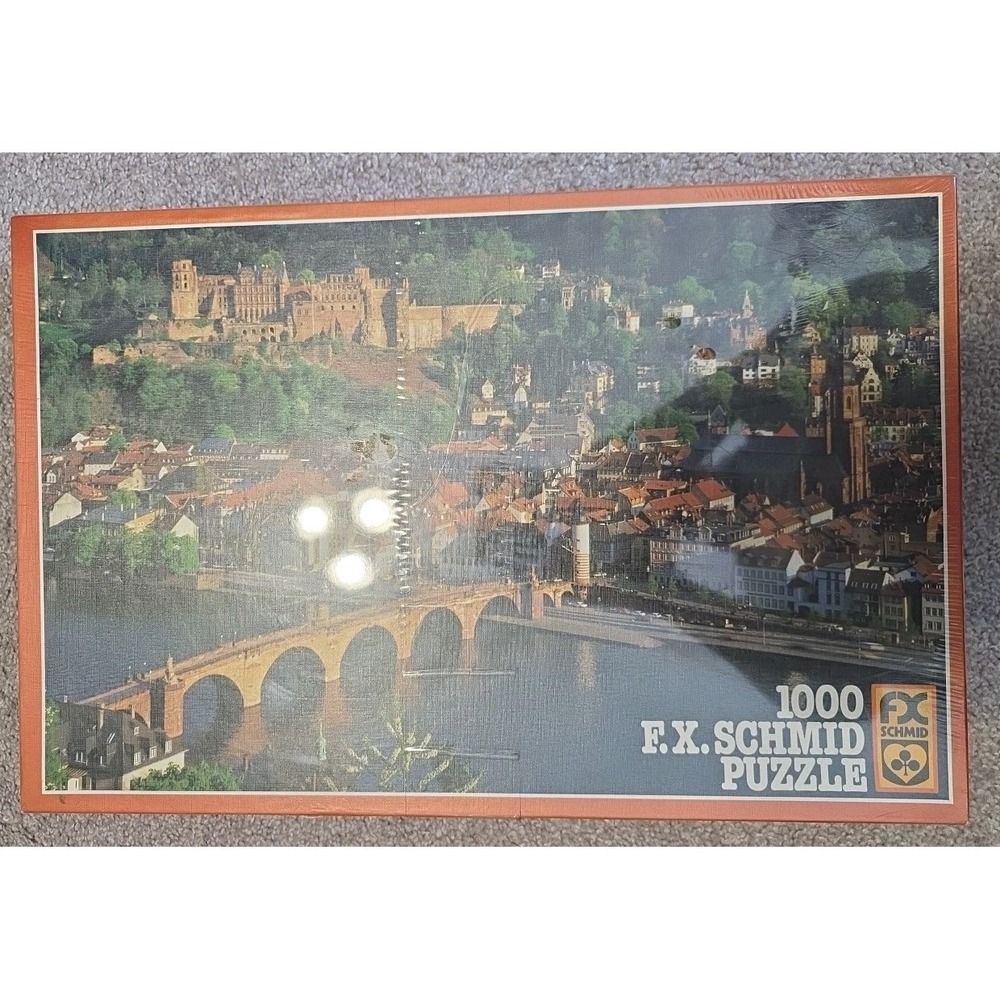 F.X. Schmid "HEIDELBERG" 1000 Pc Puzzle NOS Sealed TONY STONE #98170.2